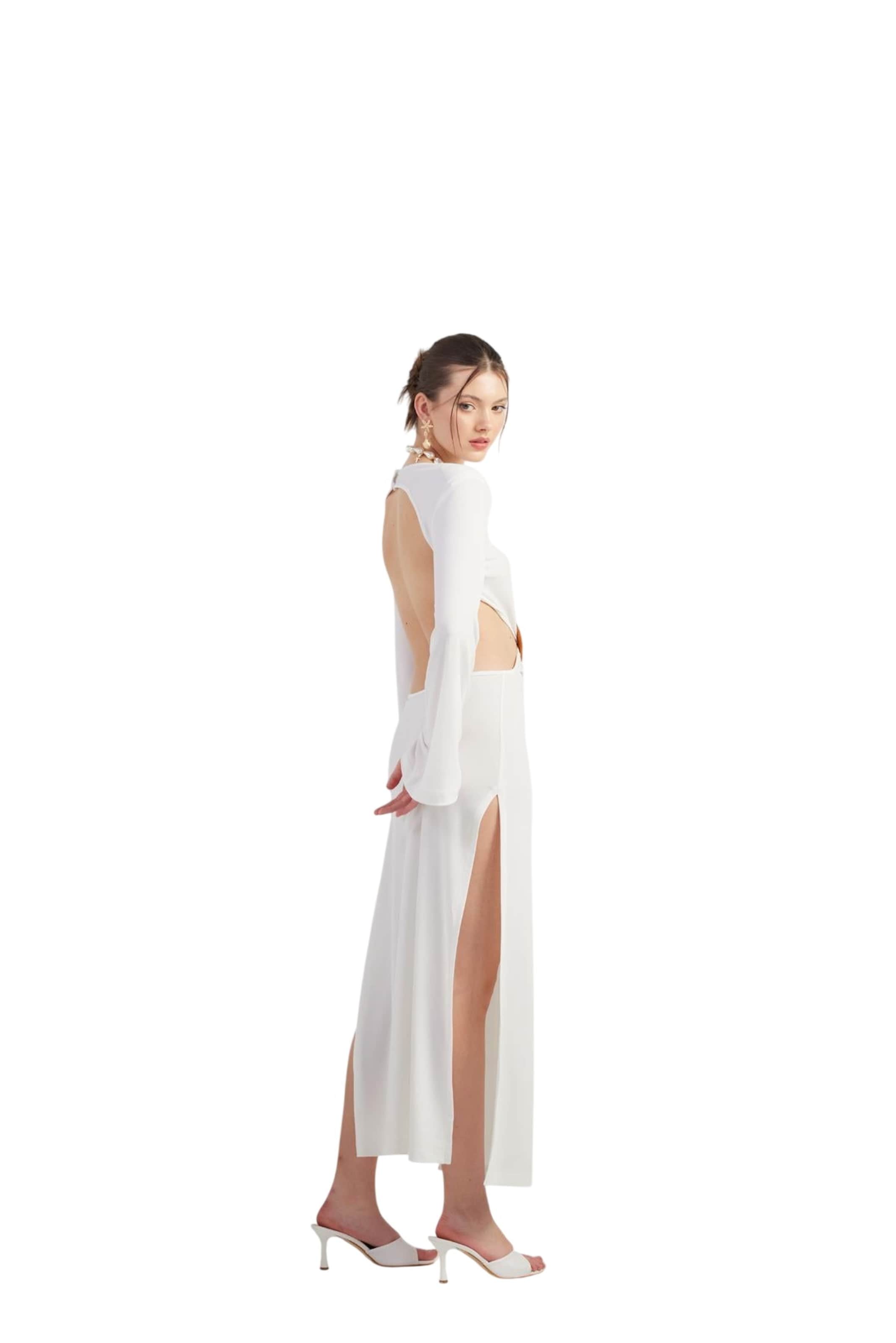 HOLLY LOLLY Kleid in Weiß