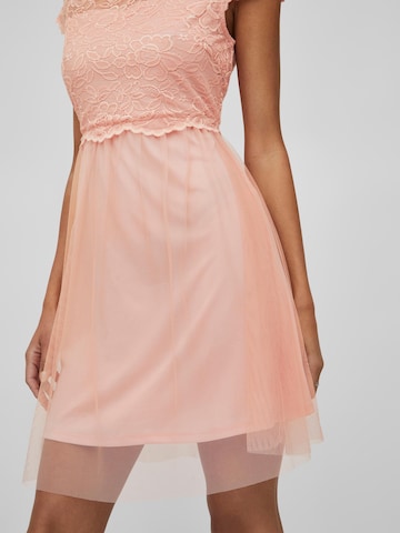 VILA Φόρεμα κοκτέιλ 'Lynnea' σε ροζ