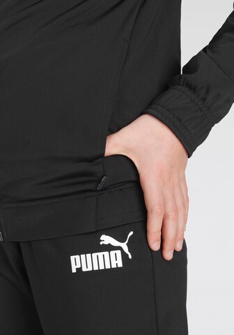 PUMA Jogginganzug 'Poly' in Schwarz