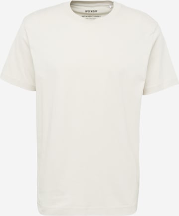 WEEKDAY T-shirt i grå: framsida