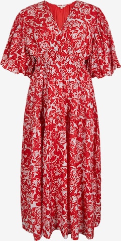 Apricot - Vestido en rojo: frente