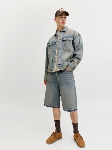 JACK & JONES Luźne Jeansy 'JJIRON JJORIGINAL' w kolorze niebieski