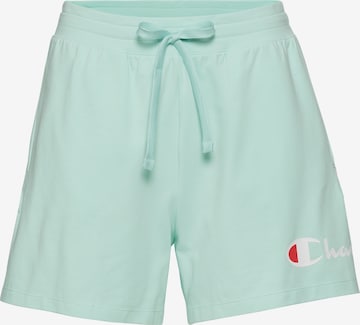 Champion Authentic Athletic Apparel Pants in Green: front