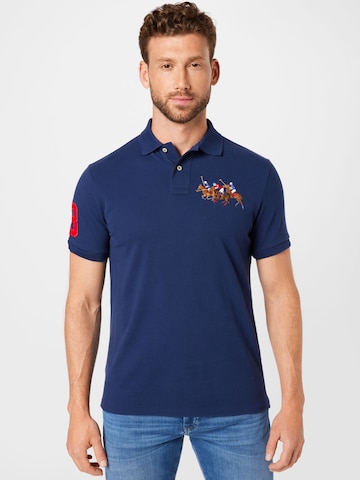 Polo Ralph Lauren Тениска в синьо: отпред