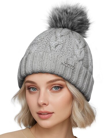 Neverless Beanie 'Jule' in Grey: front