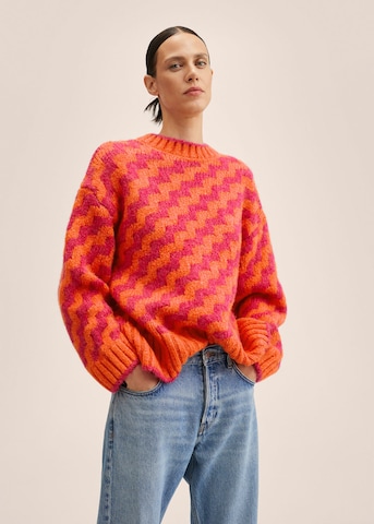 MANGO Pullover i orange: forside