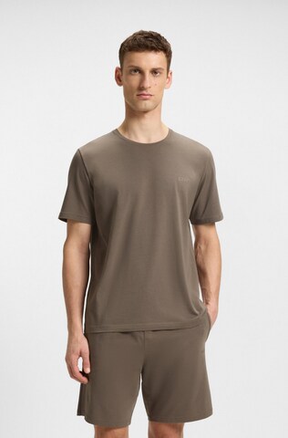 BOSS T-Shirt in Braun: Vorderseite