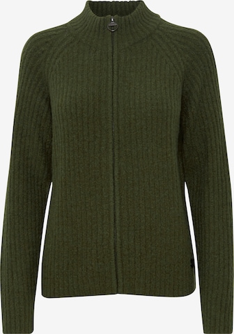 Oxmo Knit Cardigan 'Sal' in Green: front