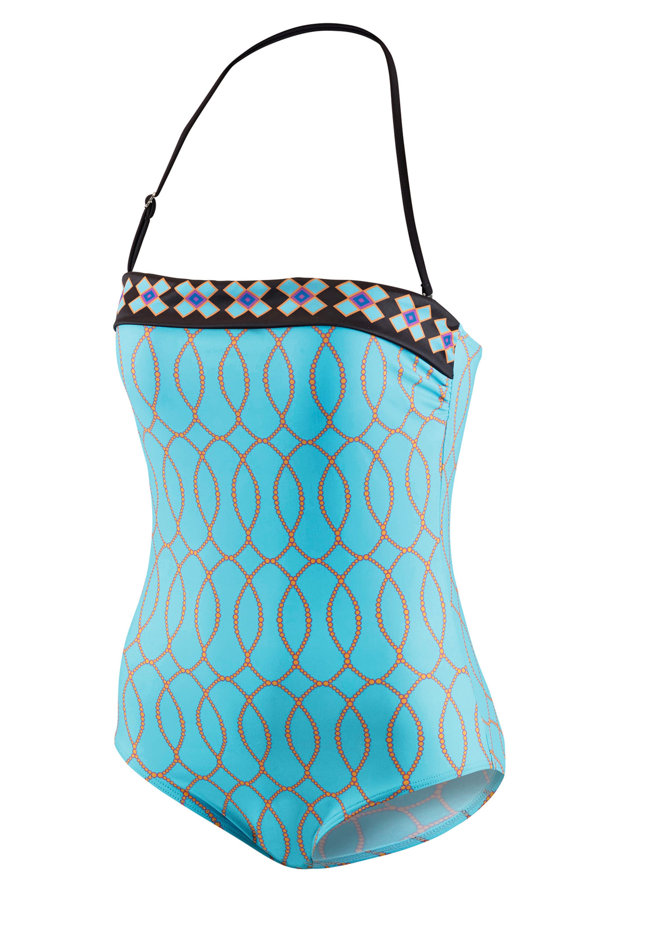 BECO the world of aquasports Swimsuit 'Aqua Pearl' in Blue: front