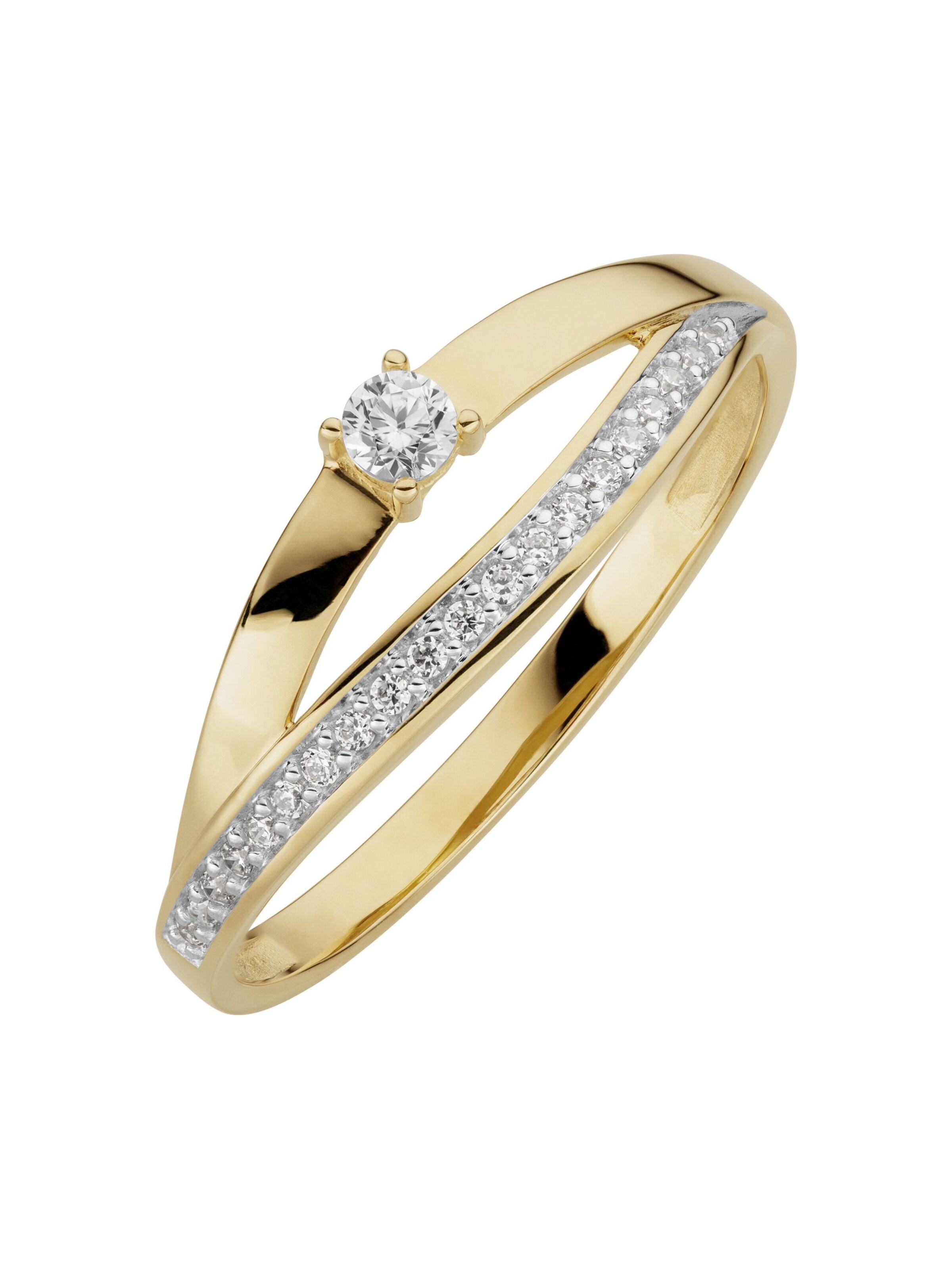 Orolino Ring in Gelb: Vorderseite