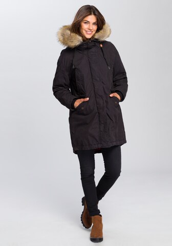 CAMEL ACTIVE Parka in Schwarz