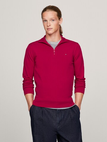 Pull-over TOMMY HILFIGER en rouge : devant