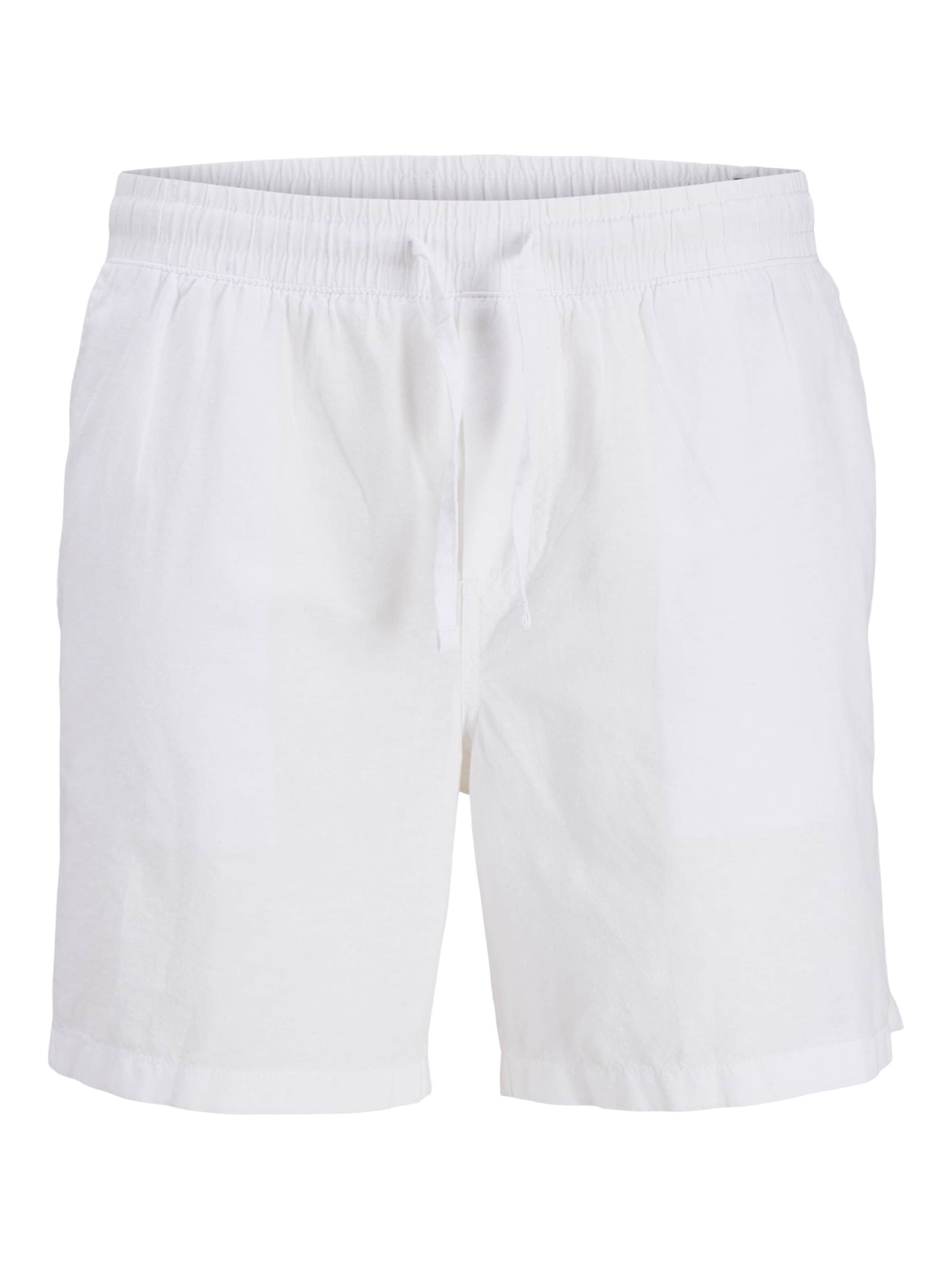 JACK & JONES Broek 'JWHParos' in Wit: voorkant