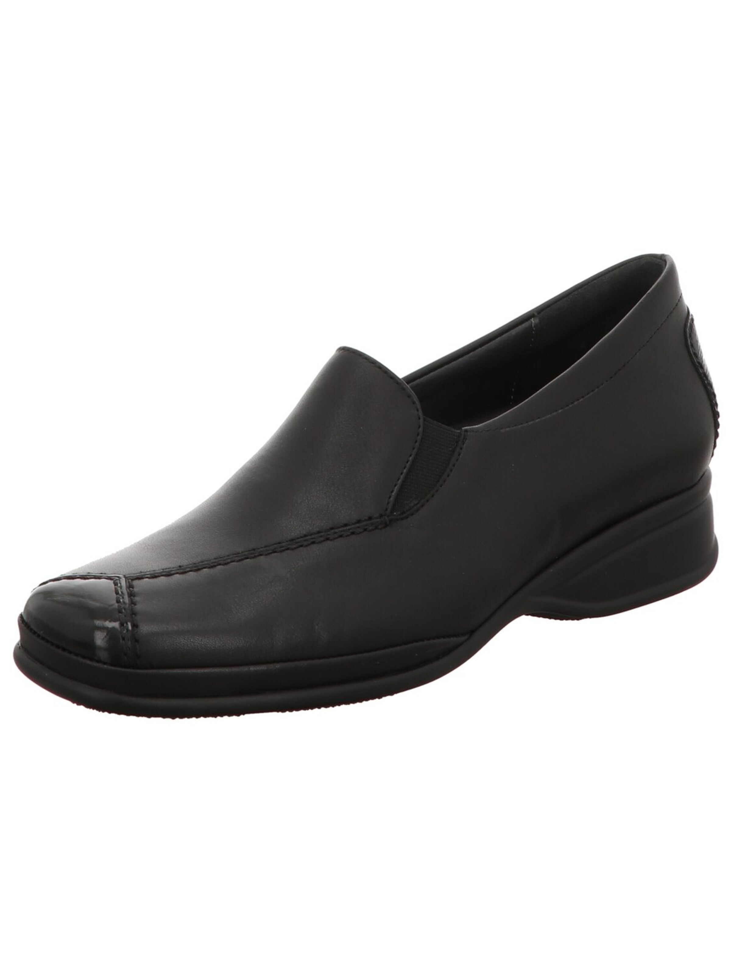 SEMLER Slip-in 'Slipper Damen R1635118/001 Echtleder in schwarz' i svart: framsida