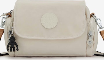 KIPLING - Mala de ombro 'Danita' em branco: frente