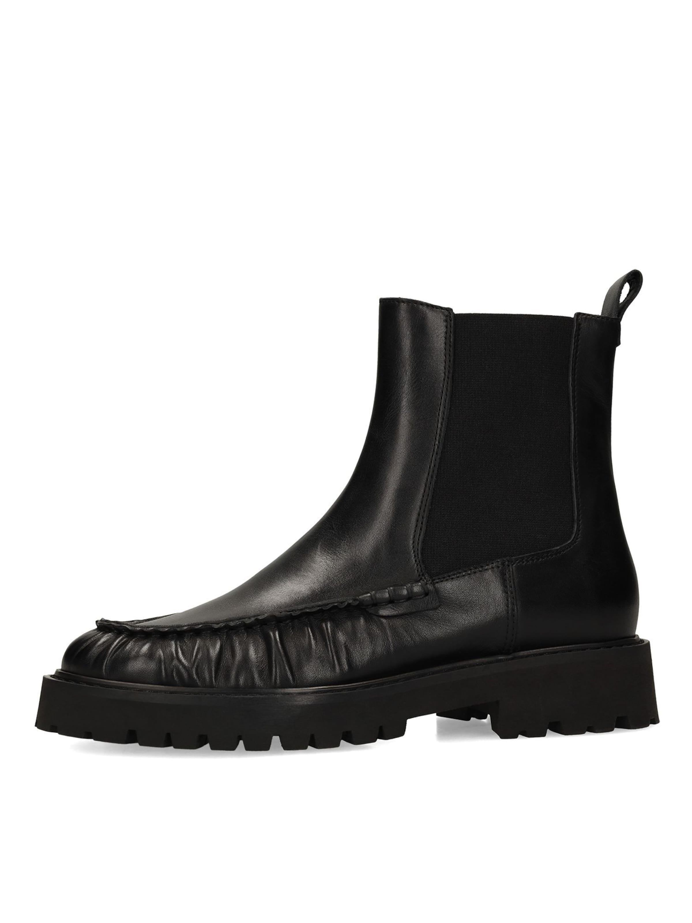 MANFIELD Chelsea Boots en 36 en noir, Vue avec produit