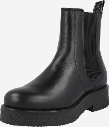 haghe by HUB - Botas Chelsea 'Faro' en negro: frente