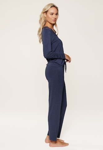 LingaDore Pyjama in Blau