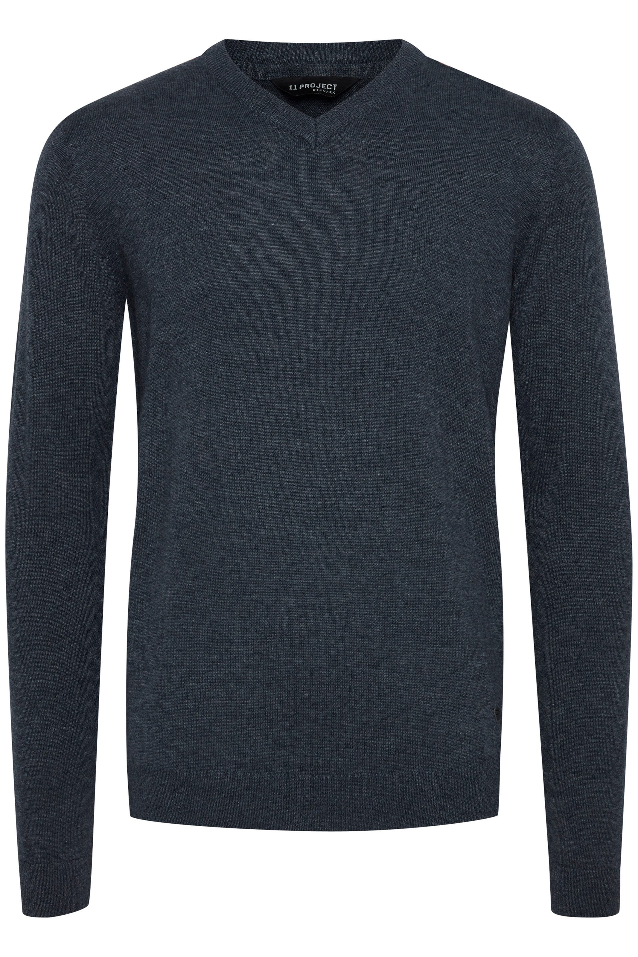 11 Project Pullover in Blau: Vorderseite