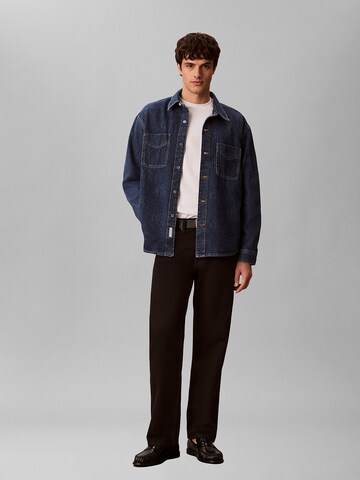 Veste mi-saison Calvin Klein Jeans en bleu : devant