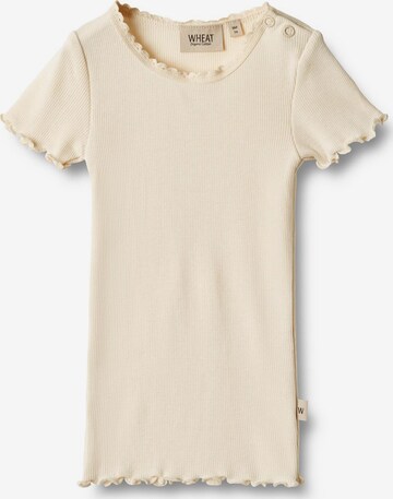 T-Shirt Wheat en beige : devant