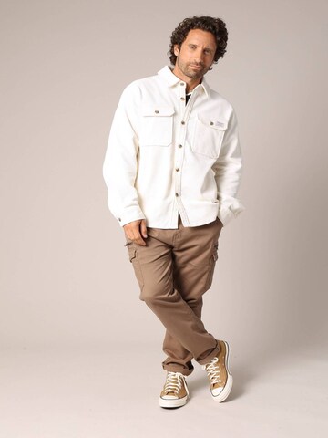 Deeluxe Regular fit Shirt ' ALINO ' in Beige