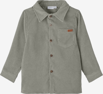 Coupe regular Chemise 'NMMBERALLE' NAME IT en gris : devant