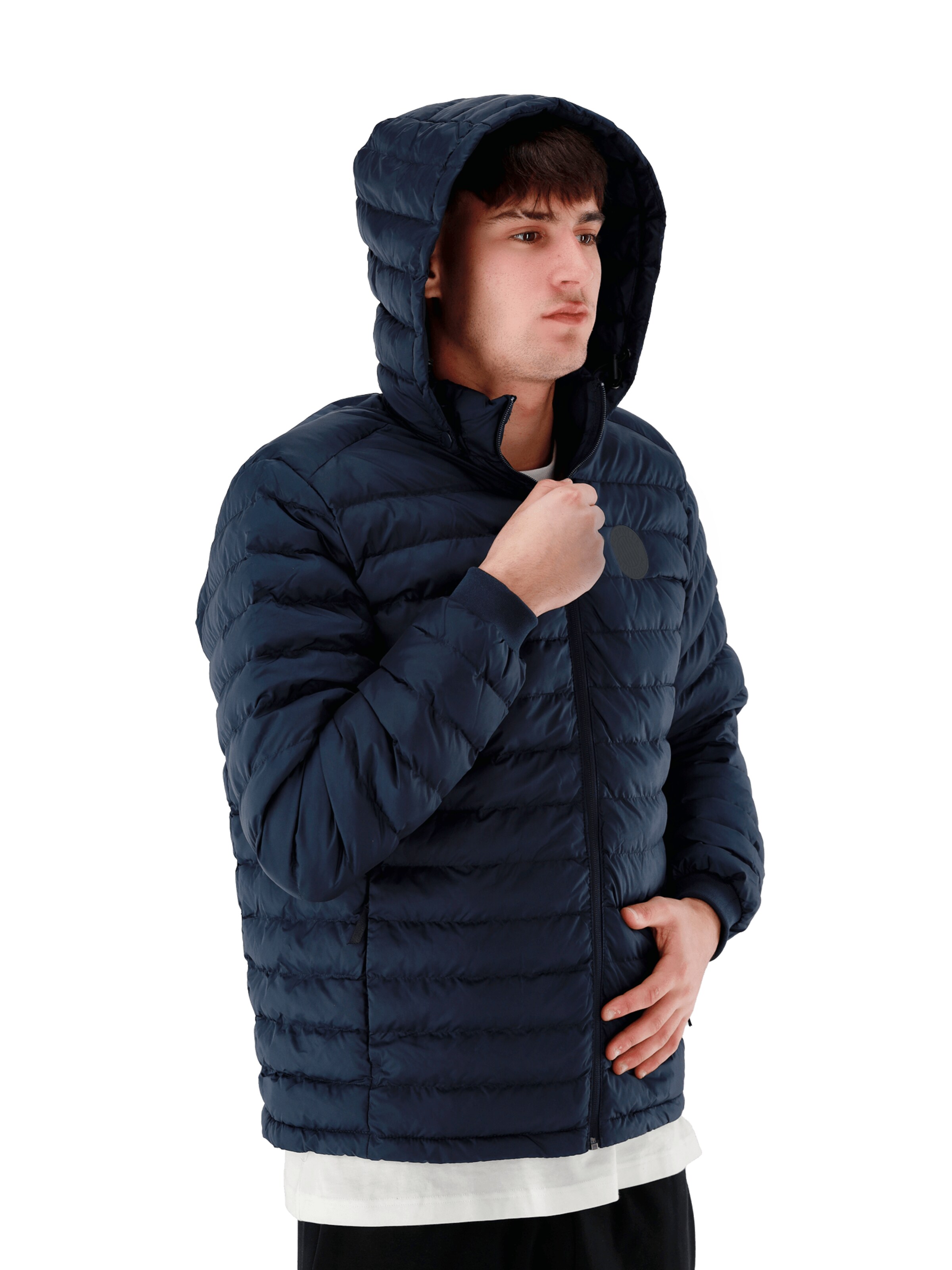 FC BAYERN MÜNCHEN Between-Season Jacket in Blue: front