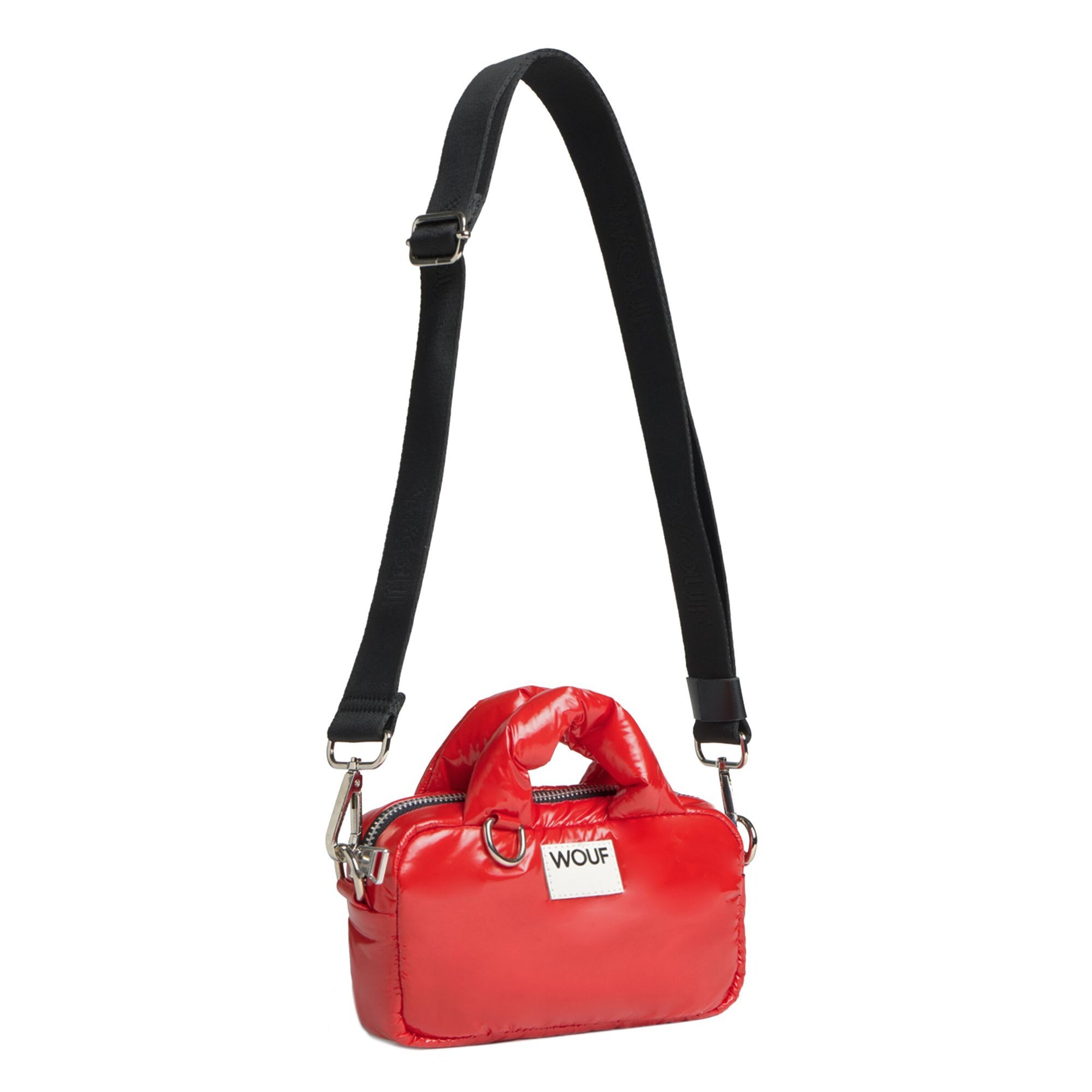 Borsa a mano 'Glossy Mini' di Wouf in rosso