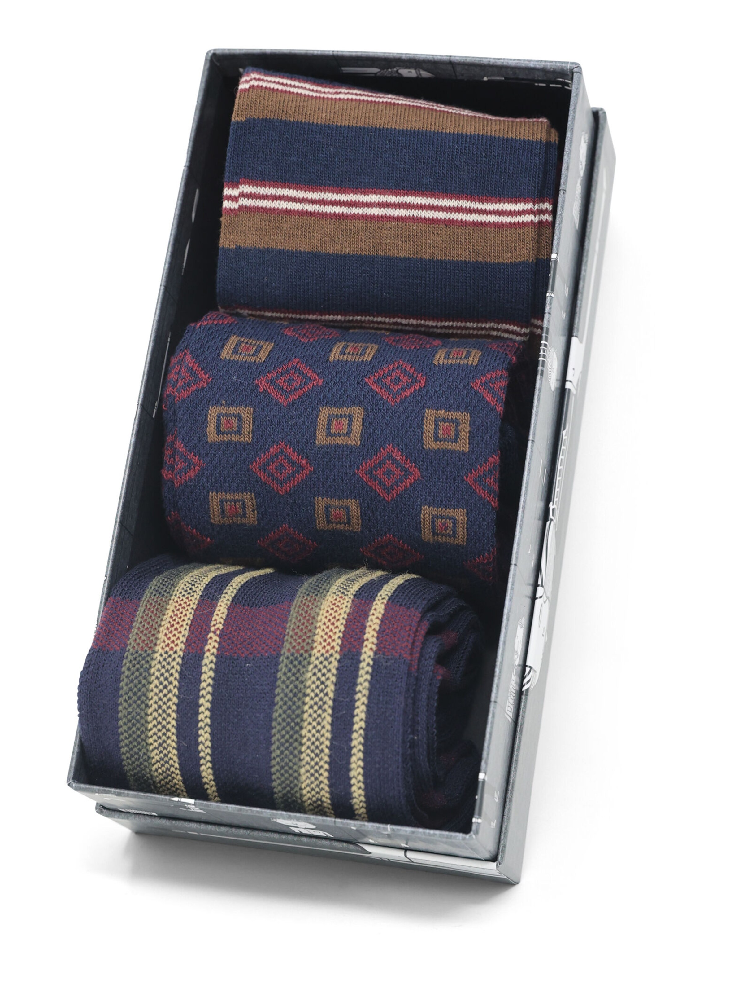 Chaussettes Real Guys en bleu : devant