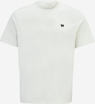T-Shirt 'SIGN OFF TEE' WRANGLER en blanc : devant