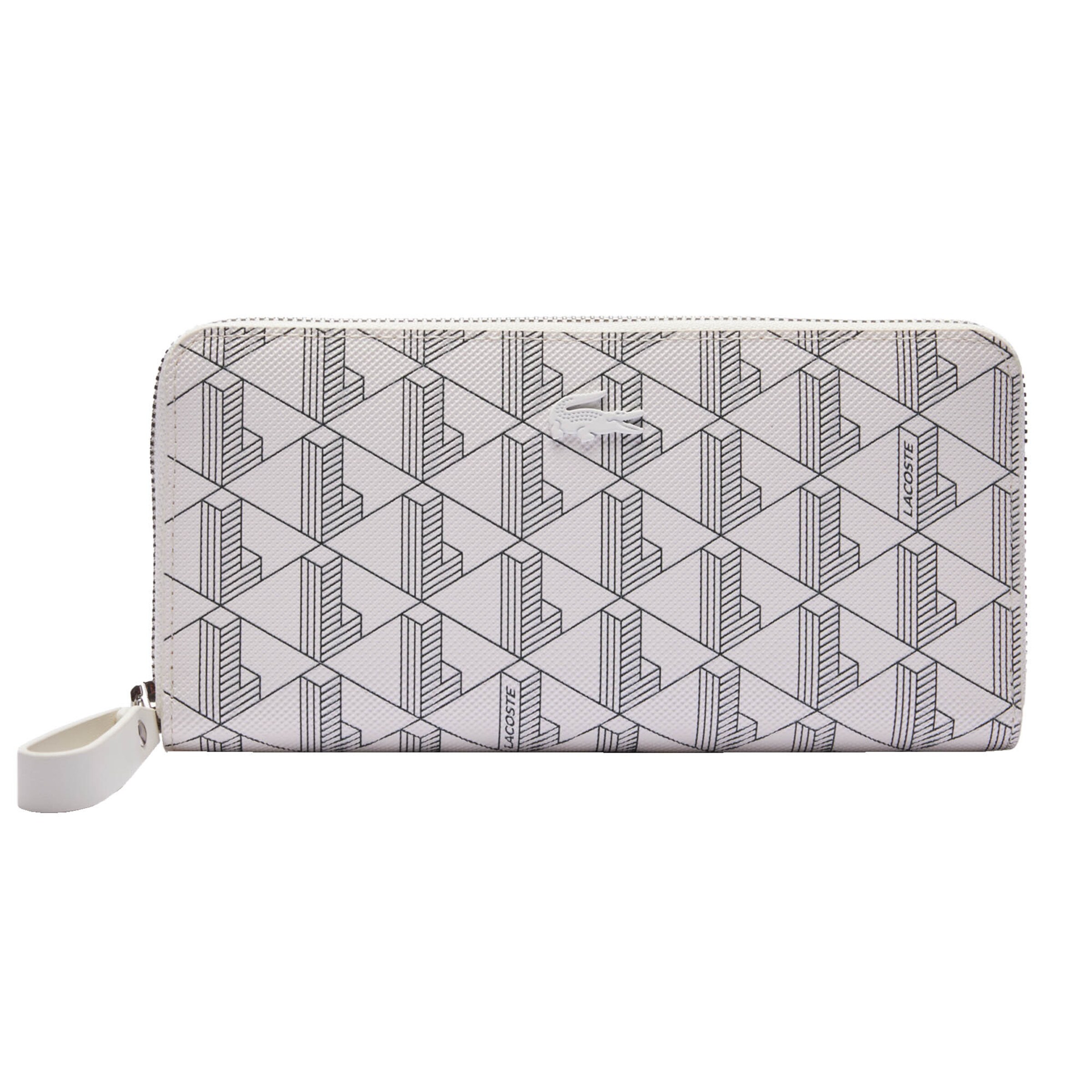 LACOSTE Tegnebog 'Daily Lifestyle' i grå: forside