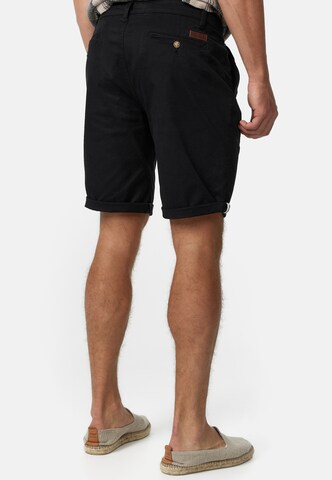 INDICODE JEANS Regular Chino 'Creel' in Zwart