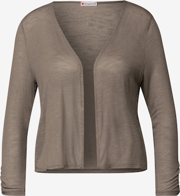 STREET ONE Strickjacke in Braun: Vorderseite