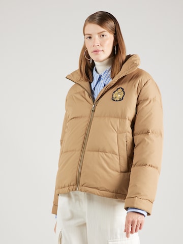 Lauren Ralph Lauren Winterjas in Beige: voorkant