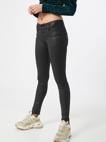 Skinny Jean 'Mystery' Salsa Jeans en noir : devant