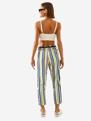 Bianco Lucci Regular Broek in Blauw