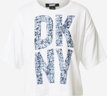 DKNY Μπλουζάκι σε λευκό: μπροστά