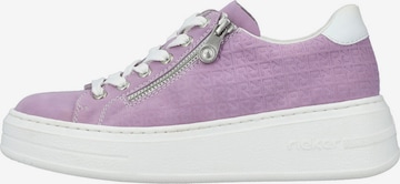 Baskets basses Rieker en violet