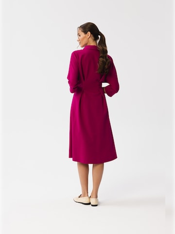 Stylove - Vestido camisero en lila
