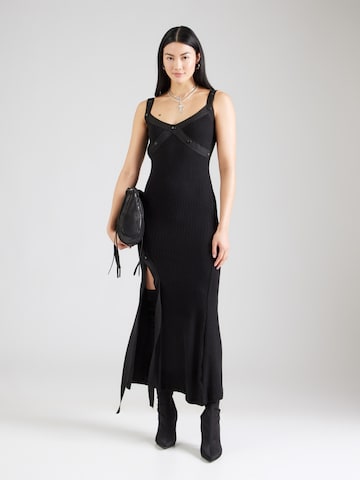 GCDS Трикотажное платье в Черный: спереди