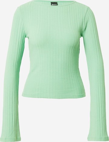 Gina Tricot Koszulka 'Adela' w kolorze zielony: przód