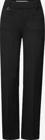 melns STREET ONE Standarta Buktētas bikses: no priekšpuses