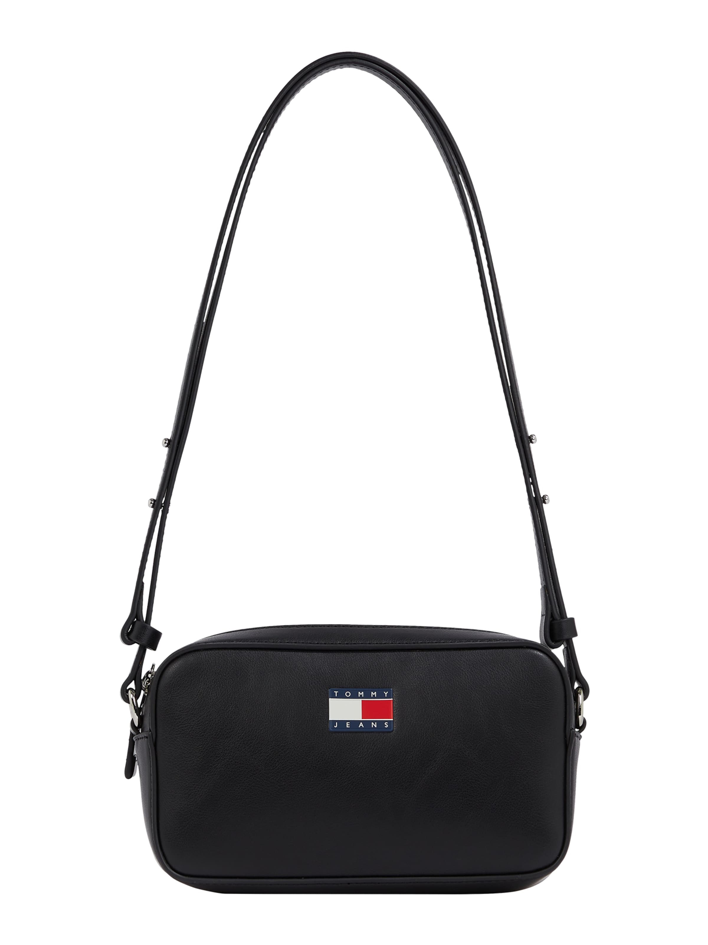 Tommy Jeans Schultertasche 'Ess Must' in Schwarz: Vorderseite