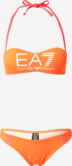 Costum de baie două piese 'BIK' EA7 Emporio Armani pe portocaliu / fucsia / alb, Vizualizare produs