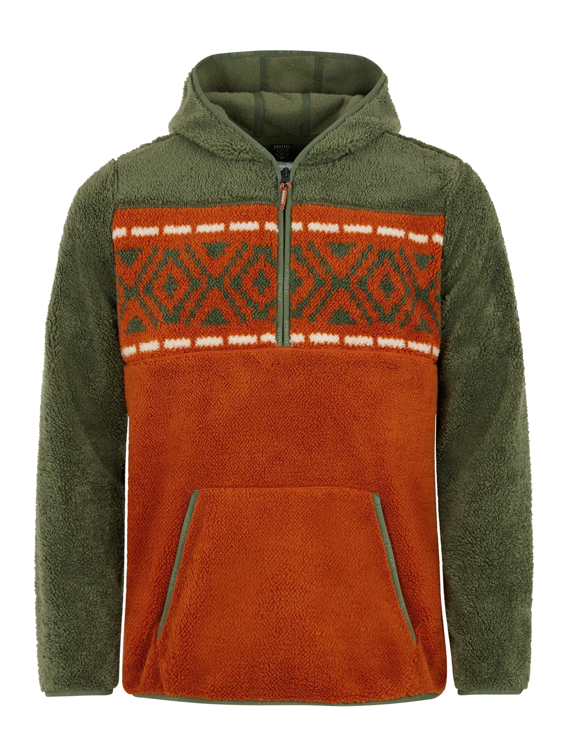PROTEST Athletic Sweatshirt 'PRTFRIAS' in Orange: front