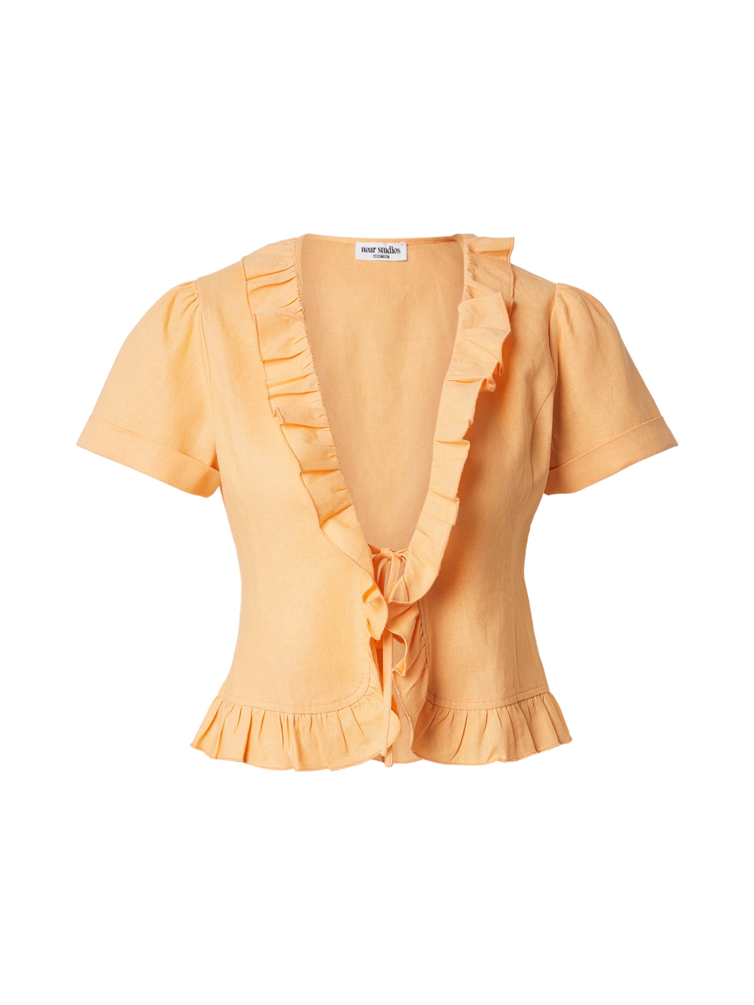 noar studios - Blusa en naranja: frente