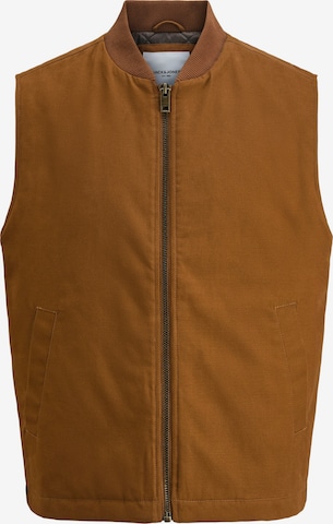 JACK & JONES Жилетка 'JJEDOVER' в Коричневый: спереди