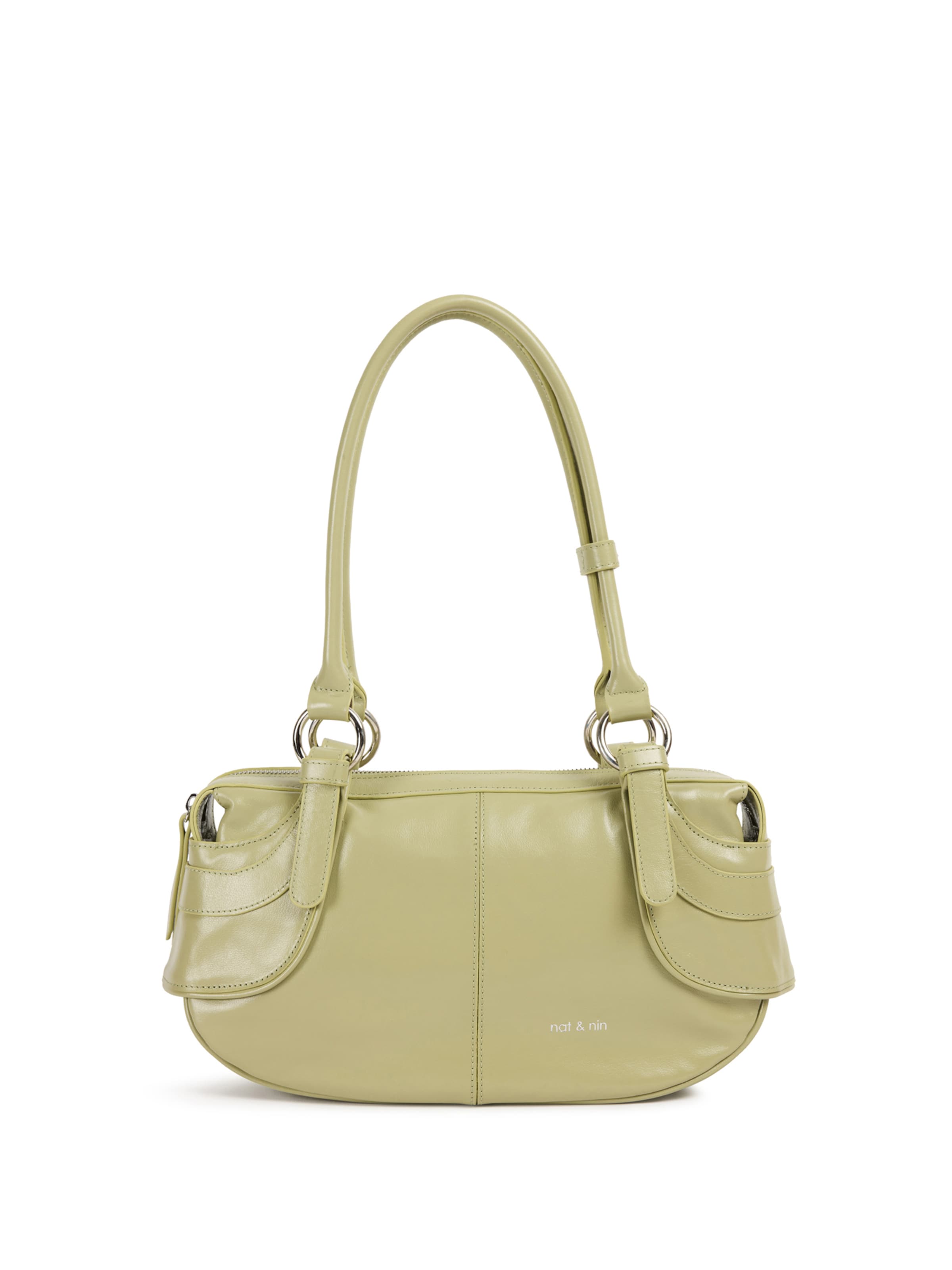 Nat&Nin Håndtaske 'NELLY' i grøn: forside