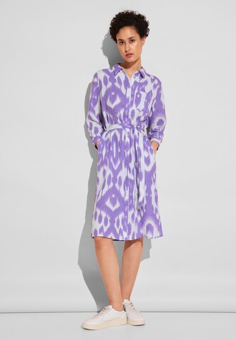STREET ONE Shirt Dress in Purple